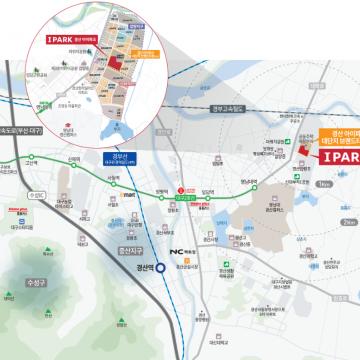 경산 아이파크 1차 쇼핑·의료·문화 등 도심 인프라 접근성
